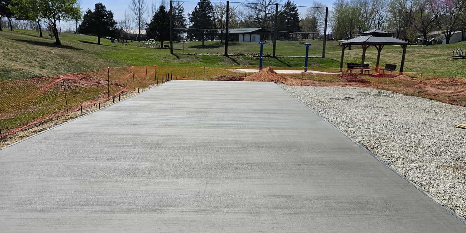 Concrete slab work done by CFR Construction